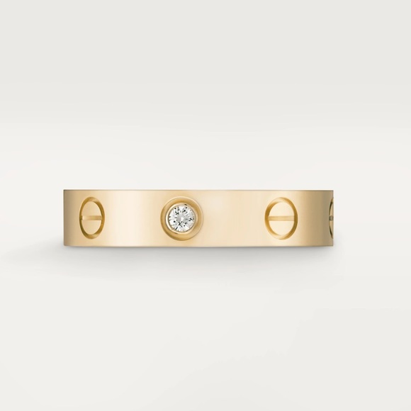 NEW Size 7 stainless steel gold plated love ring 😍 - Picture 5 of 8